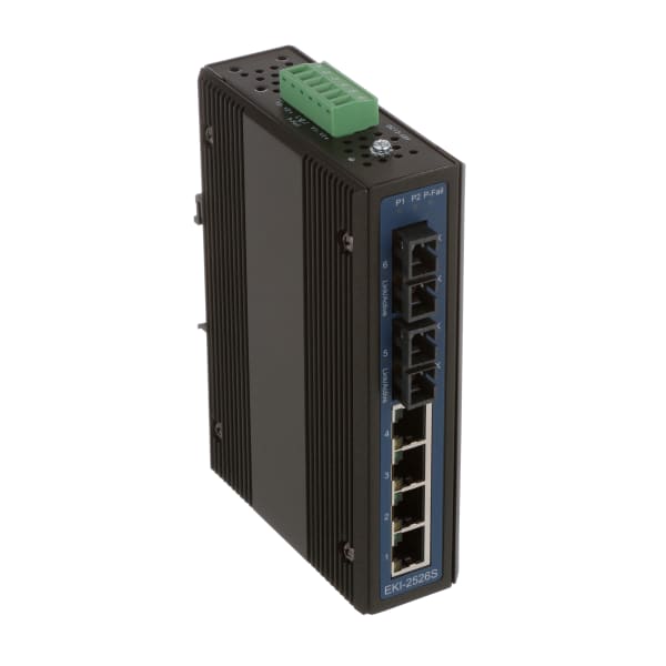 Advantech - EKI-2526S-AE - Ethernet Switch, 6 Port, Unmanaged ...