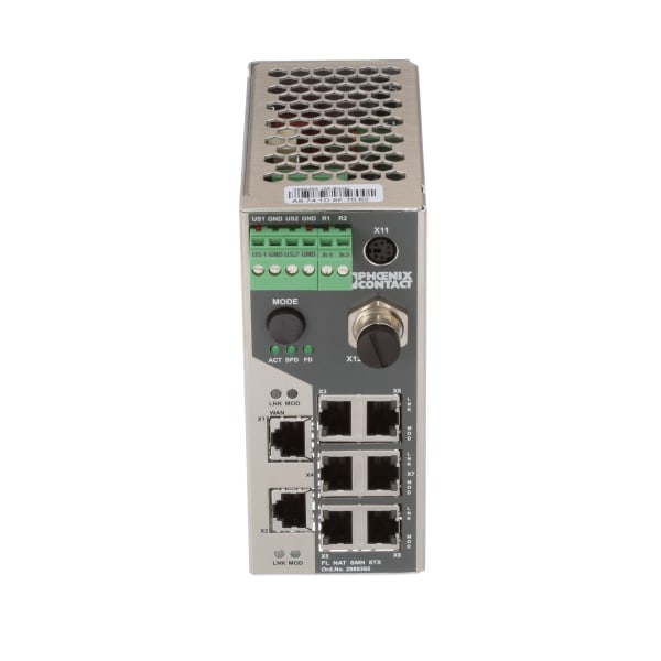 Phoenix Contact 2989365 Switch NAT Router, Managed, 8 x10
