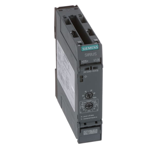 Siemens 3RP25401BW30 Time Delay Relay, Dpdt, 240 Vac, 5 A, Off