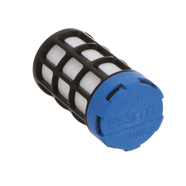 Festo U1/2 Pneumatic Muffler, G 1/2 Thread, 0 to 10 bar, 82 dBA