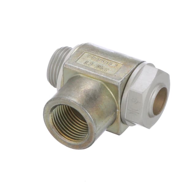 Festo - GRLA-3/8-B - Flow Control Valve, G 3/8 port thread & G 3/8 ...