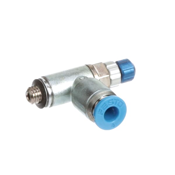 Festo - GRLA-M5-QS-4-RS-D - Flow Control Valve, One Way, M5 To 4mm Tube ...