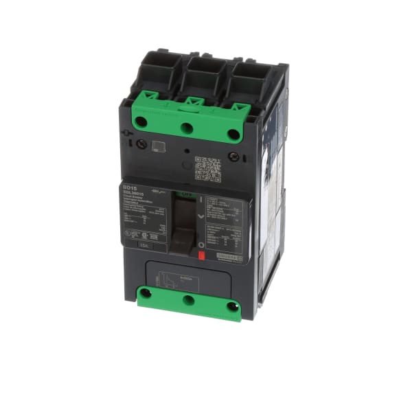 Schneider Electric BDL36015 Circuit Breaker, PowerPact BFrame, D Interrupt rating, Unit