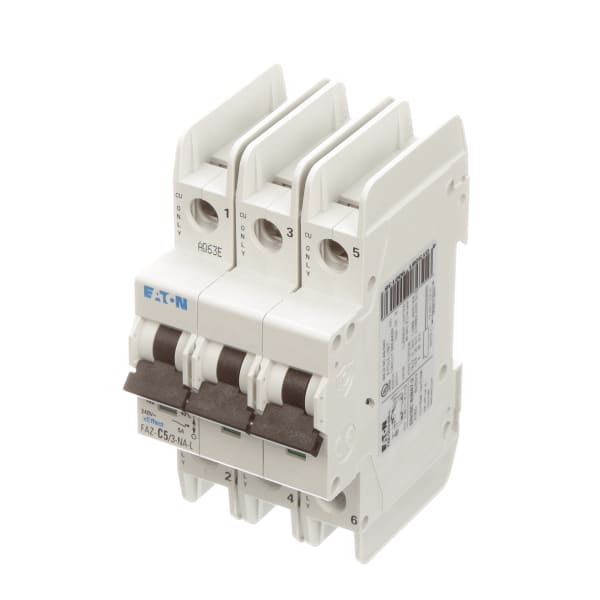 Eaton - Cutler Hammer - FAZ-C5/3-NA-L - Circuit Breaker,FAZ,C Curve,3 ...