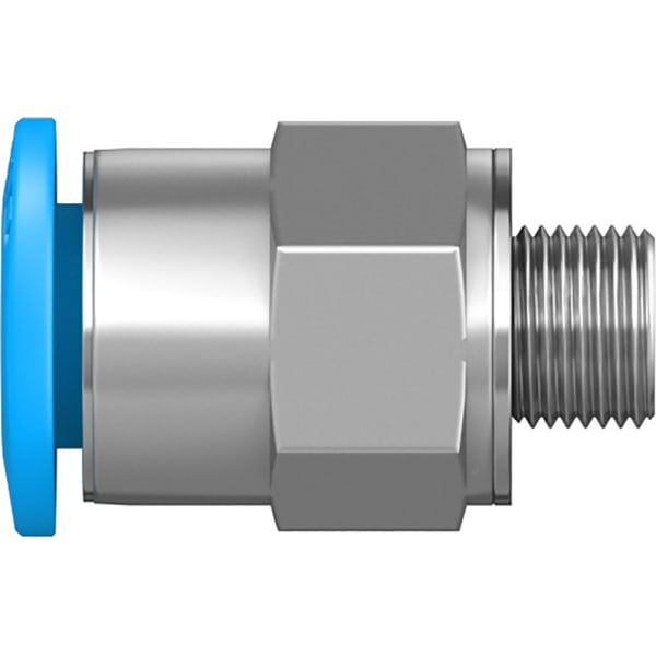 Festo QSMM56100 Fitting; mini; straight; nkl pl brass; M5 male