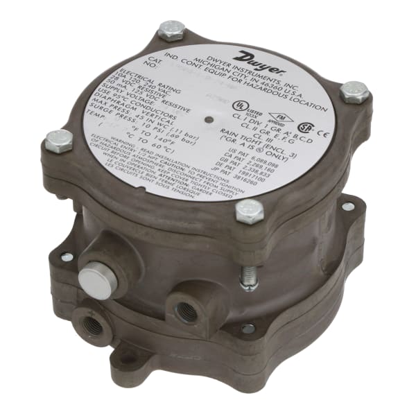 Dwyer Instruments - 1950G-1-B-24-NA - Differential Pressure Switch ...