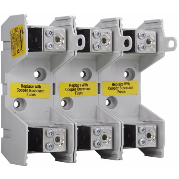 Bussmann by Eaton JM601003CR Fuse Holder, 100 amp class J, 600V, 3