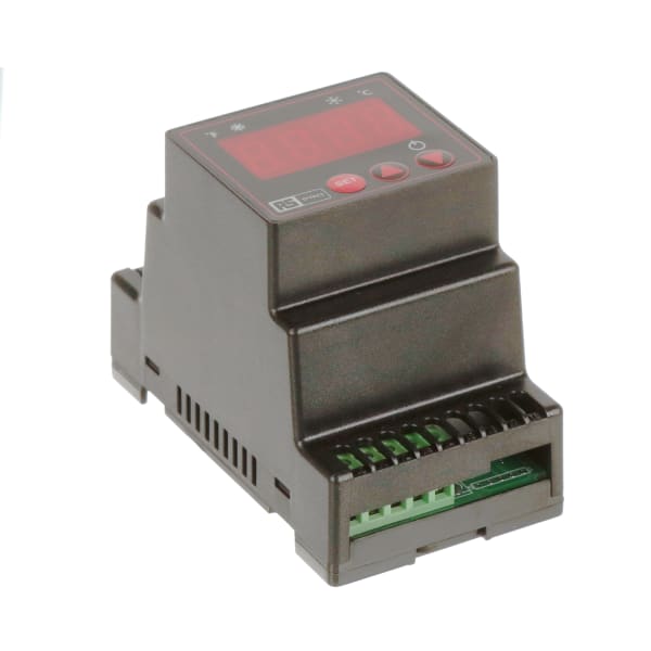 RS Pro by Allied 1241057 DIN Rail Mount On/Off Temperature