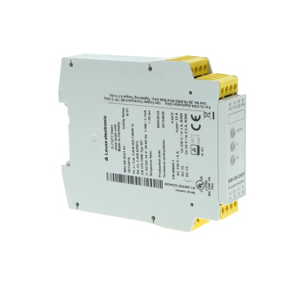 Leuze MSISR2H2101 Safety Relay, Two Hand Control Safety Relay