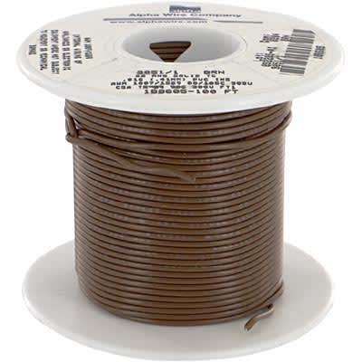22 AWG Brown Wire