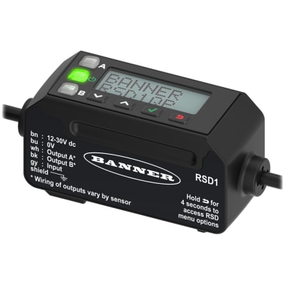 Banner Engineering Rsd1qp Remote Sensor Display Configure
