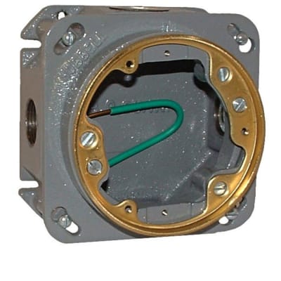 Raco 6263 Cast Iron Round Adj Floor Box 30 Cu In Allied