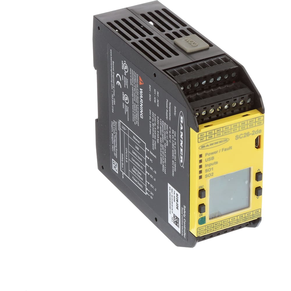 Banner Engineering Sc26 2de Safety Controller Display
