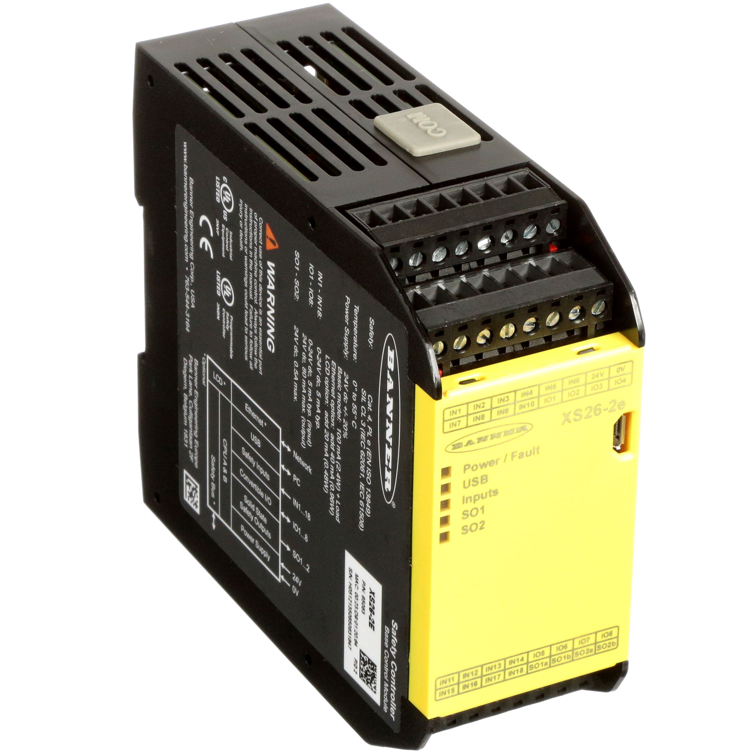 Banner Engineering Xs26 2e Safety Controller Expandable 26