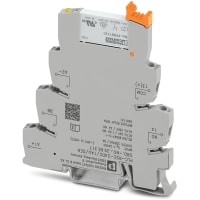 Module Relay, PLC Interface, 24 VDC, Screw Terminal, PLC Slimline Relay Series PHOENIX CONTACT 2966317