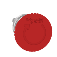 Emergency Switch Off Push-Button, TwistRlse/Reset, 2mm Mount, 40mm Head SCHNEIDER ELECTRIC ZB4BS844
