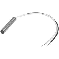 Sensor, Permanent, NPN, 2-Lead Wire, Vinyl, -40 to +107 deg.C RED LION CONTROLS MP37CA00