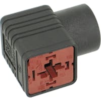 GROUND 3-6.5MM CABLE TYPE C 3C Lumberg Automation / Hirschmann 933023100 CONNECTOR DIN VALVE GDSN 307 BLACK UL 
