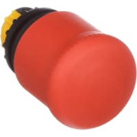 E-Stop Pushbutton Actuator, Red, Push-Pull, Rmq-Titan Series EATON CUTLER HAMMER M22-PV