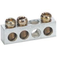 QO Series Ground Bar Kit, Top Mount, 4 Terminals, With Screws and Label SQUARE D PK4GTA