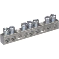 Load Center Equipment Ground Bar Assembly, Top Mount, 7 Terminals SQUARE D PK7GTA