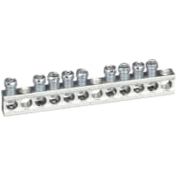 Load Center Equipment Ground Bar Assembly, Top Mount, 9 Terminals SQUARE D PK9GTA