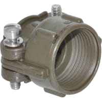 Strain Relief, Straight, Non-Self Locking, Cadmium Olive Drab, 5015, Size14S/14 Glenair M85049/41-6A