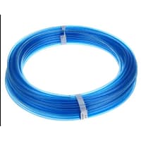 1/4 Air hose 50ft ID 4mm OD 6mm Air tube Blue Polyurethane PU Air Hose Tube Kit with fittings for Air Compressor Fitting & Fluid Transfer 
