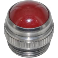 5 DIALIGHT 101-0971-003 RED Lens CAP Incandescent Panel Mount Indicators 