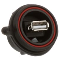 Connector USB/Modular IO Panel Socket IP68/IP69K Standard Buccaneer Series BULGIN PX0842/A