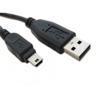 Lascar Electronics CABLE USB A-SIL5 Inline USB Cable w/Crimp Connector 