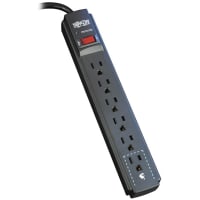 Surge Suppressor Power Strip, 6 Oulets, 6ft, 120VAC, 1800W, Protect It! Series TRIPP LITE TLP606B