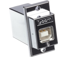 Adapter USB Type B-Type A A USB EMI/RFI, ECF504 Series L-COM ECF504-BAS