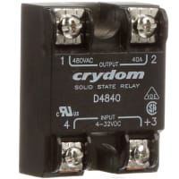 Solid State Relay Contactor RGC 1-Phase 4-32VDC Control 42-600VAC Load 20A 