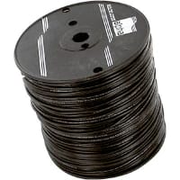 Hook-Up Wire; 18 AWG; 16x30; PVCinsulated; Black; 600V; UL CSA Pack of 2 
