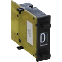 Switch, Pushwheel, 0.4VA, 20VDC, Front Mt, 0.20 Ohms, Noryl-SE1, -20 to 80 degC TE AMP DPS10131AK