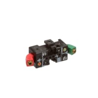 Sub-Base,DIN Mnt,4mm Push-In Connection, Rotatable,5-32 FRT,for Logic Elements CROUZET AUTOMATION 81532102