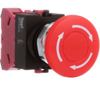 Switch, Pushlock Turn Reset, 1NC, Pushbutton, Red IDEC CORPORATION AVW401-R