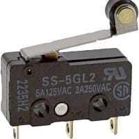 Snap Action Switches Hinge Roller Lever 5A Spdt #110 Tab 50G Basic 