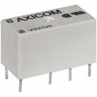 Signal Relays, PCB Mount, 3A, DPDT, Ctrl V 12DC, 16 Pin, V23105 AXICOM Series TE AMP V23105A5003A201