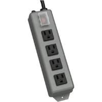 Power Strip,Basic,4 Outlets,Wall/Desk Mnt,Cur-Rtg 15A,6ft. Cord,Vol-Rtg 120VAC WABER UL603CB-6
