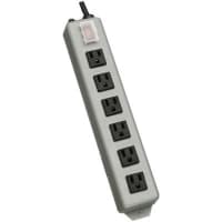 Power Strip,Basic,6 Outlets,Wall/Desk Mnt,Cur-Rtg 15A,15ft. Cord,Vol-Rtg 120VAC WABER UL24CB-15