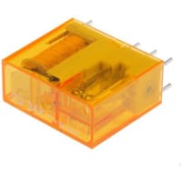 Minature PCB Relay, 5mm Pnning, 2 Pole, 8A, 50/60Hz, 24V, AgNi, nPDT, 40 Series FINDER 40.52.8.024.0000
