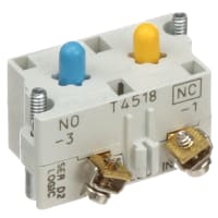 Pressure Terminals, 30.5 Mm, Heavy-Duty, 1No-1Nc (Logic Level), 10250T EATON CUTLER HAMMER 10250T1E