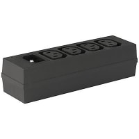 IEC C13 4 Gang Power Distribution Unit, 10A, 250 V ac SCHURTER INC 4747.0000