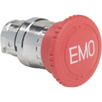 Red 40 diameter Emergency stop,switching off head 22 diameter trigger and latch SCHNEIDER ELECTRIC ZB4BS84430