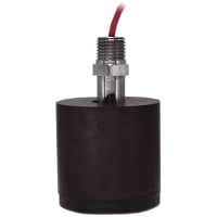 Switch, Level, NO(Reversible), CPVC, Vert., SPST, 1/4 NPT Male, 18AWG, 24" Poly GEMS SENSORS, INC. 74780