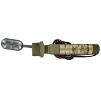 Switch, Level, SS Float, Brass Body, SPDT, Side Wall Mnt, Max. Press 200 psig DWYER INSTRUMENTS L6EPB-B-S-3-A