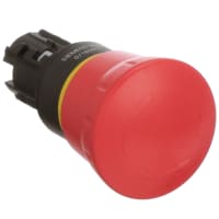 Emergency Stop Pushbutton, 22mm, Positive Latching, Rotate-to-unlatch SIEMENS 3SU10001HB200AA0