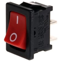 SW04 16A SINGLE POLE RED ILLUMINATED ROCKER ON OFF SWITCH 28mm x 11mm 16A 240V 